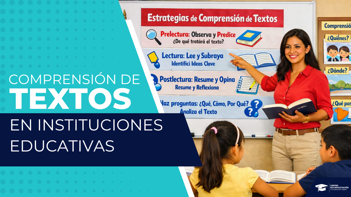 COMPRENSIÓN DE TEXTOS EN INSTITUCIONES EDUCATIVAS